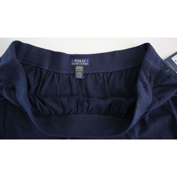 Polo Ralph Lauren PK21RL A8TL Men's Sz 4XT Navy Blue Logo Lounge Sleep Shorts - Picture 4 of 7